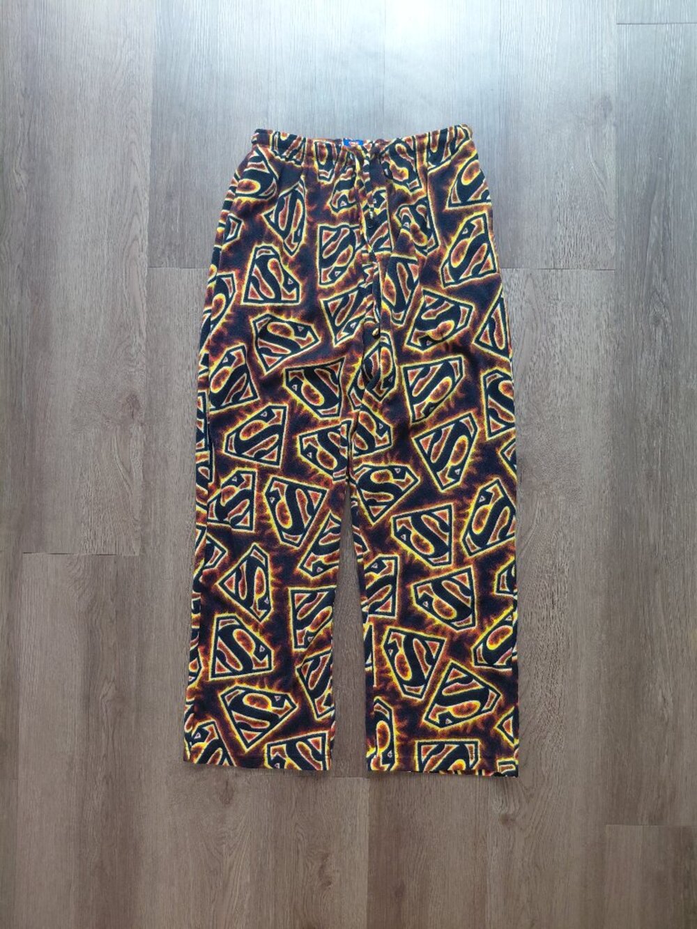 Superman Fluffy Sleepwear Men's Medium Pants